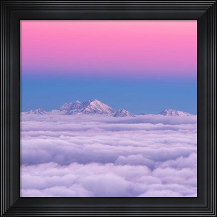 Framed Pink In the Sky Print