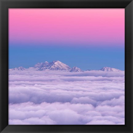 Framed Pink In the Sky Print