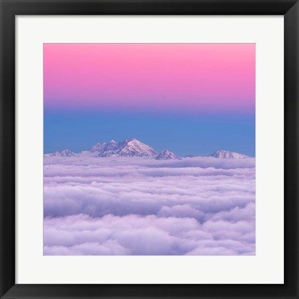 Framed Pink In the Sky Print