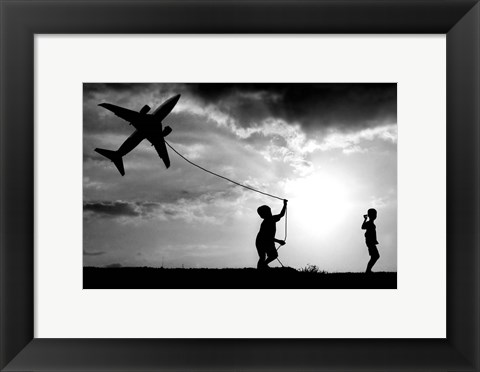 Framed Fly My Plane Print