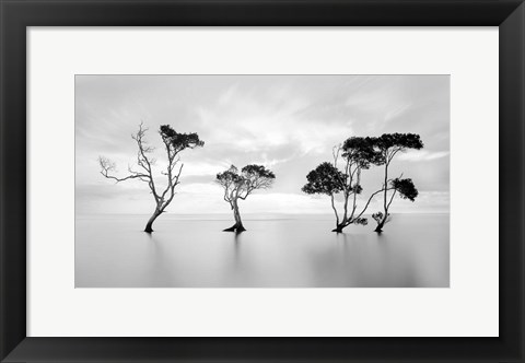 Framed Drowning Not Waving Print