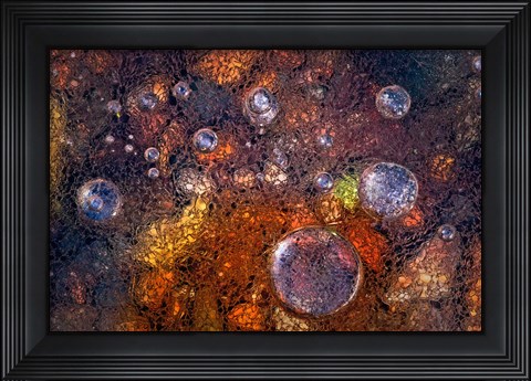 Framed Winter Over Autumn Print