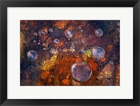 Framed Winter Over Autumn Print