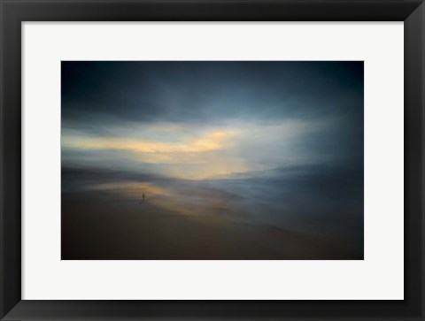 Framed Walk Along the Edge of Nowhere Print