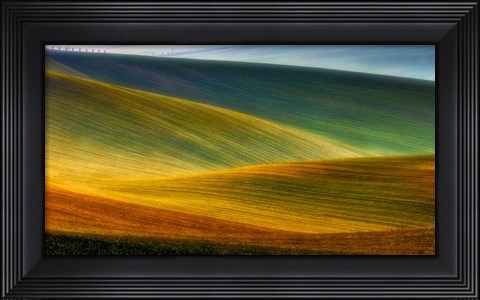 Framed Spring Fields Print