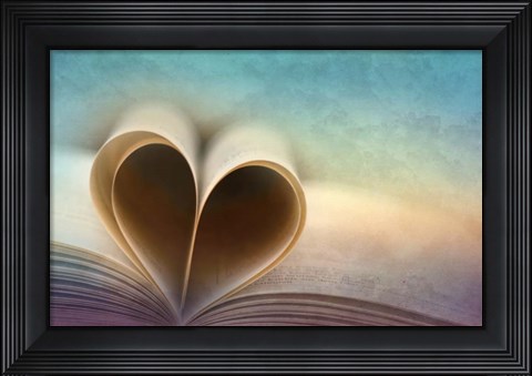 Framed Love Story Print