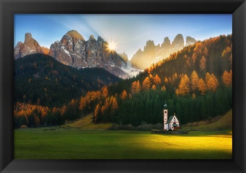 Framed Santa Maddalena Print