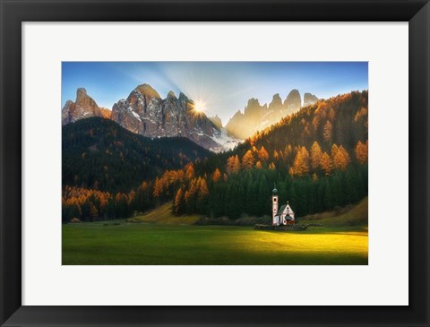 Framed Santa Maddalena Print