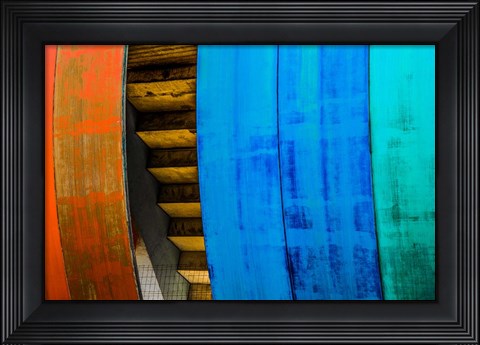 Framed Stripes Print
