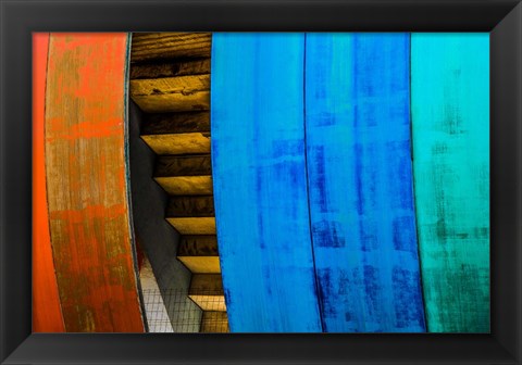 Framed Stripes Print