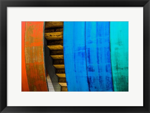 Framed Stripes Print