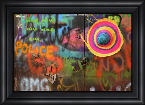 Framed Street Colors Print