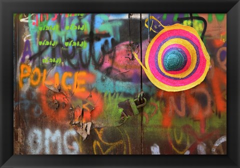 Framed Street Colors Print