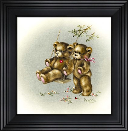Framed Teddy Bear&#39;s Picnic  II Print