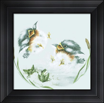 Framed Splish Splash Print