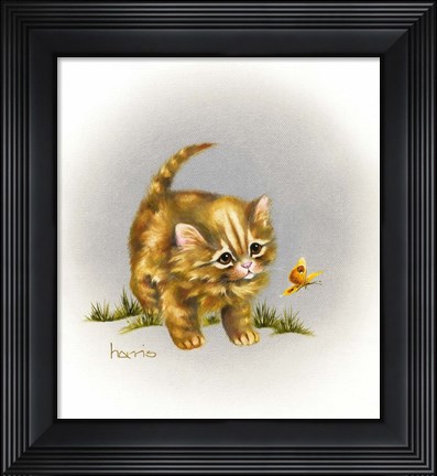 Framed Fraidy Cat Print