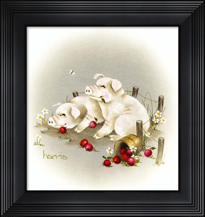 Framed Piggin&#39; Out Print