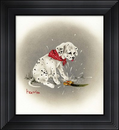 Framed Dalmation 3- Sprinkles Print