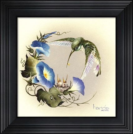 Framed Small Small World Print