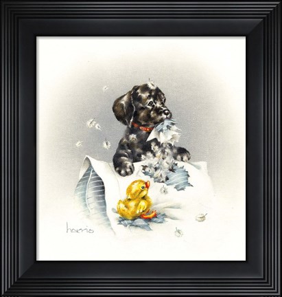 Framed Just Ducky Print