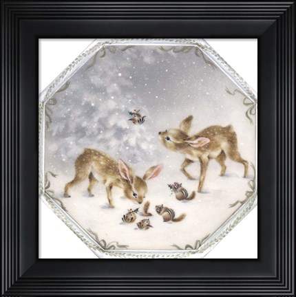 Framed White Christmas Print