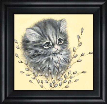 Framed Precious Kitty Print