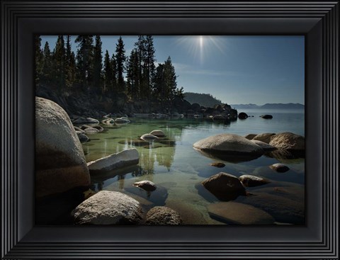 Framed Heaven Over Tahoe Print