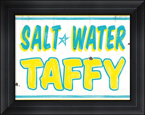 Framed Salt Water Taffy Print