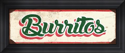 Framed Brurritos Cream Print