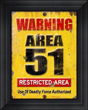 Framed Area 51 Print