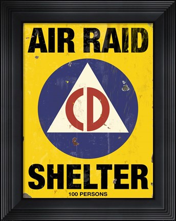 Framed Air Raid CD Print