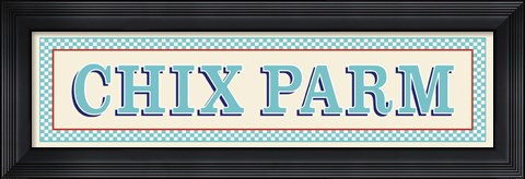 Framed Chix Parm Print