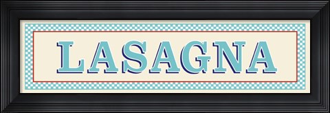 Framed Lasagna Print