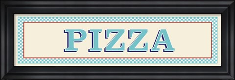 Framed Pizza Print