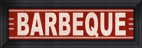 Framed BBQ Print