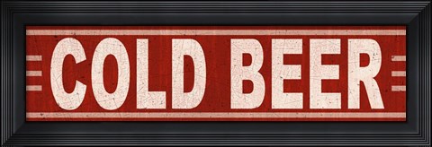 Framed Beer Print