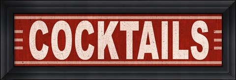 Framed Cocktail Print