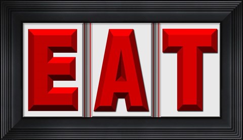 Framed EAT Print