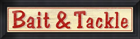 Framed Bait &amp; Tackle A Print