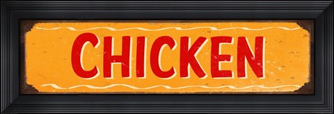 Framed Chicken Print