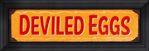 Framed Deviled Eggs Print