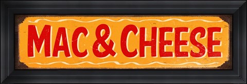 Framed Mac &amp; Cheese Print