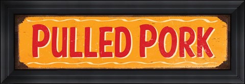 Framed Pulled Pork Print