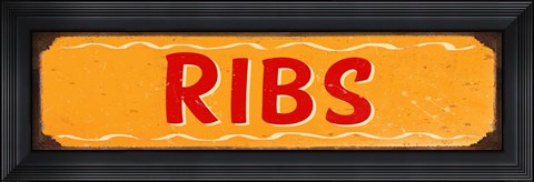 Framed Ribs Print
