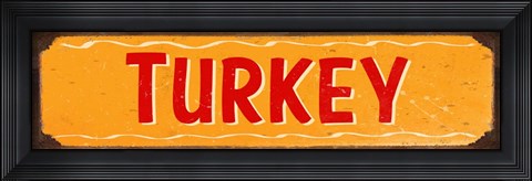 Framed Turkey Print