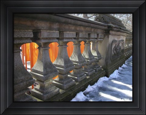 Framed Central Park Gates Print