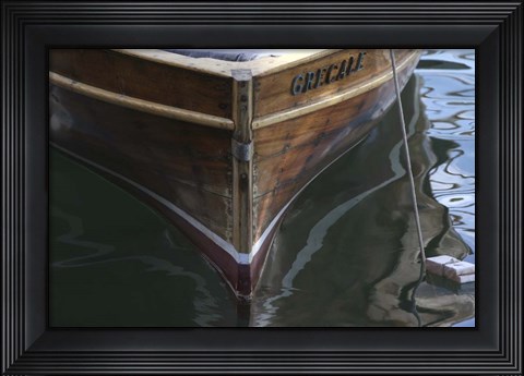 Framed Tuscan Boat Print