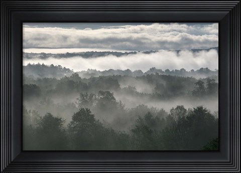 Framed Grey Shawangunk Sunrise 3 Print