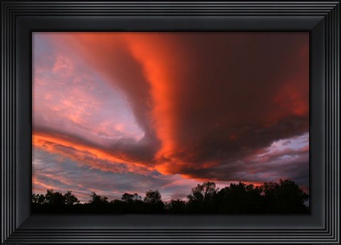 Framed Sunset Afterglow Print