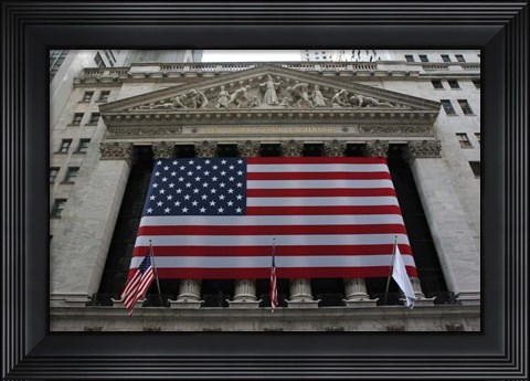 Framed New York Stock Exchange Print